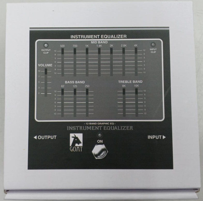 GOAT Instruments BL-Q Blue Series 12-Band EQ Pedal Boxed